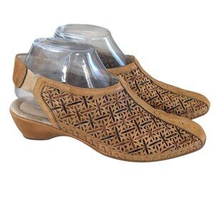 Pikolinos - Woven Leather ROMANA Sling back Shoes - with Rubber soles - Size 38